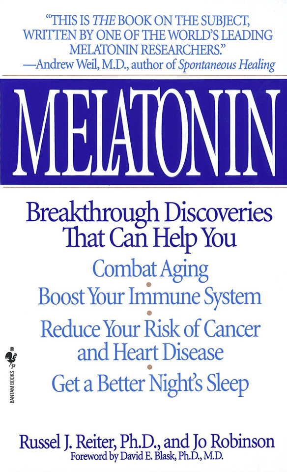 Melatonin: Breakthrough Discoveries That Can Help You Combat Aging, Boost Your Immune System, Reduce Your Risk of Cancer and Heart Disease, Get a Better Night's Sleep book cover by Russel J. Reiter, Jo Robinson