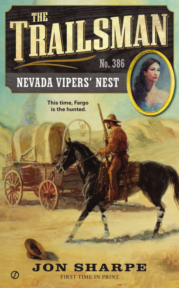 The Trailsman #386: Nevada Vipers' Nest (Trailsman) book cover by Jon Sharpe