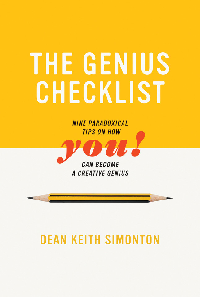 The Genius Checklist: Nine Paradoxical Tips on How You Can Become a Creative Genius book cover by Dean Keith Simonton