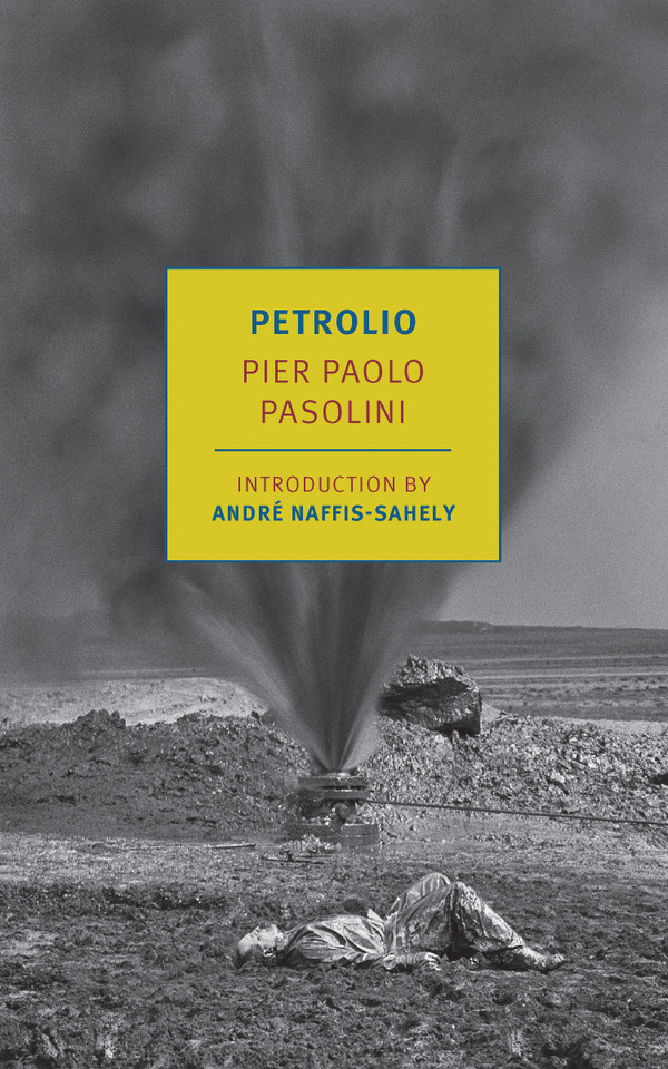 Petrolio book cover by Pier Paolo Pasolini