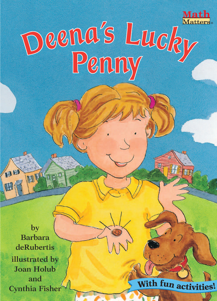 Deena's Lucky Penny (Math Matters) book cover by Barbara deRubertis