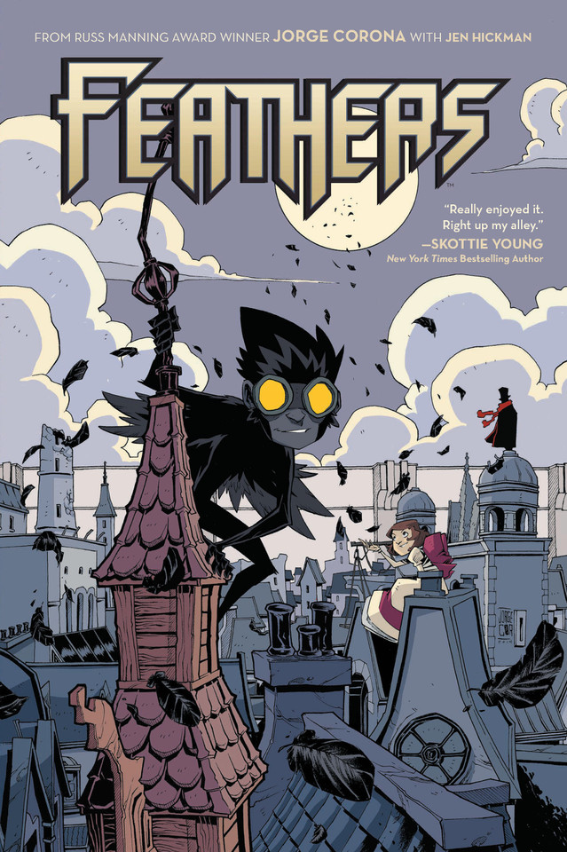 Feathers (Feathers) book cover by Jorge Corona