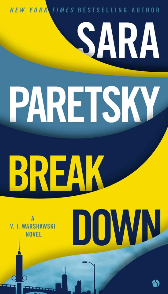 Breakdown (A V.I. Warshawski Novel) book cover by Sara Paretsky