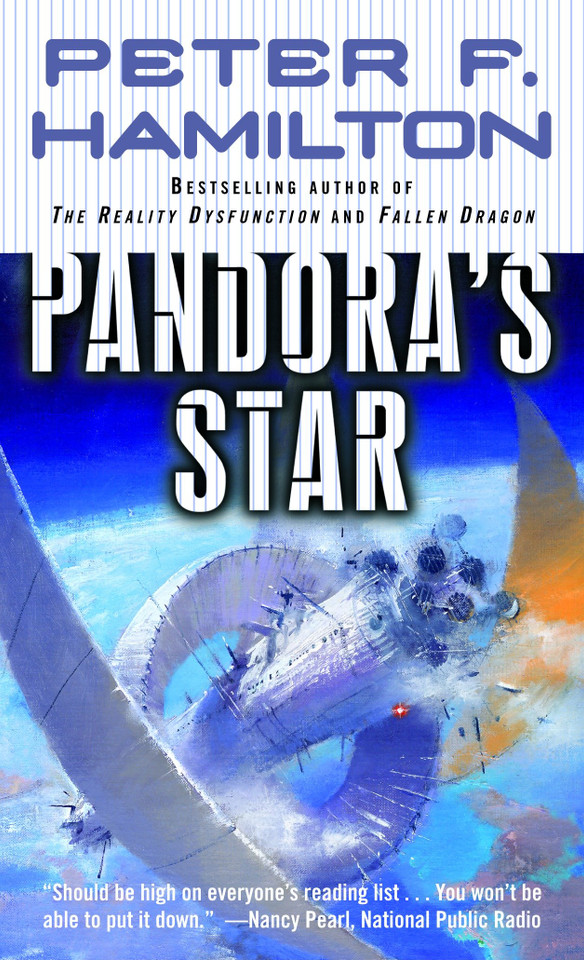 Pandora's Star (The Commonwealth Saga) book cover by Peter F. Hamilton