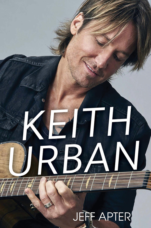 Keith Urban book cover by Jeff Apter