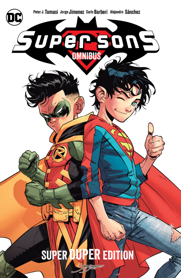 Super Sons Omnibus Super Duper Edition book cover by Peter J. Tomasi, Patrick Gleason