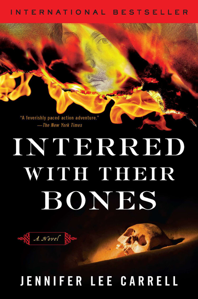 Interred with Their Bones book cover by Jennifer Lee Carrell