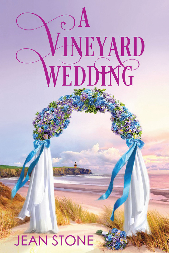 A Vineyard Wedding (A Vineyard Novel) book cover by Jean Stone