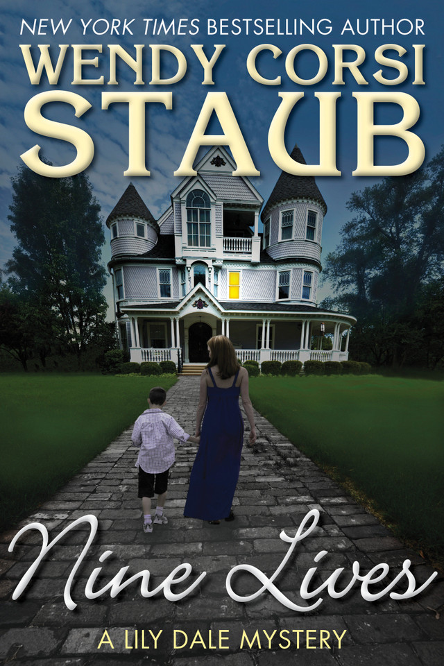 Nine Lives: A Lily Dale Mystery (A Lily Dale Mystery) book cover by Wendy Corsi Staub