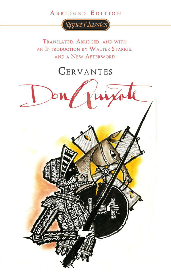 Don Quixote book cover by Miguel De Cervantes Saavedra