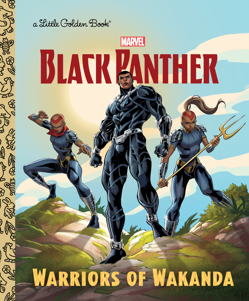 Warriors of Wakanda (Marvel: Black Panther) (Little Golden Book) book cover by Frank Berrios