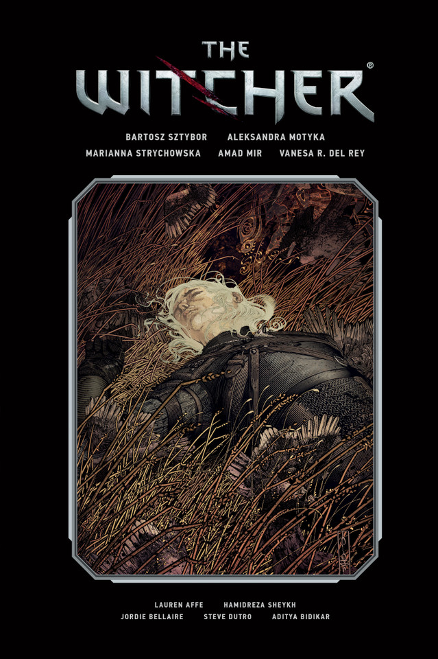 The Witcher Library Edition Volume 2 book cover by Bartosz Sztybor, Aleksandra Motyka
