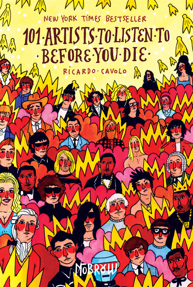 101 Artists to Listen to Before You Die book cover by Ricardo Cavolo
