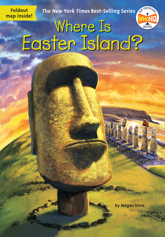 Where Is Easter Island? (Where Is?) book cover by Megan Stine, Who HQ