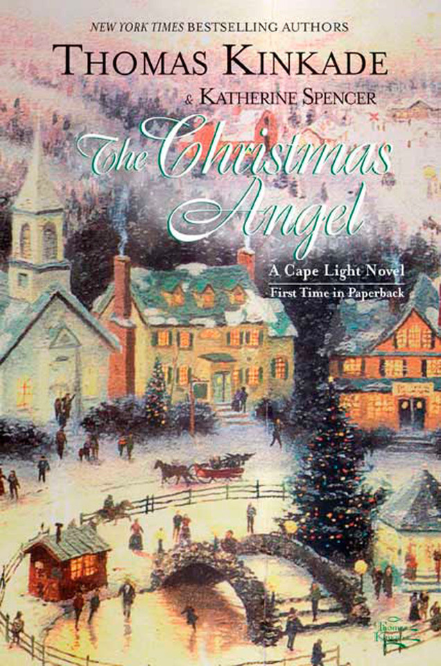 The Christmas Angel: A Cape Light Novel (A Cape Light Novel) book cover by Thomas Kinkade, Katherine Spencer