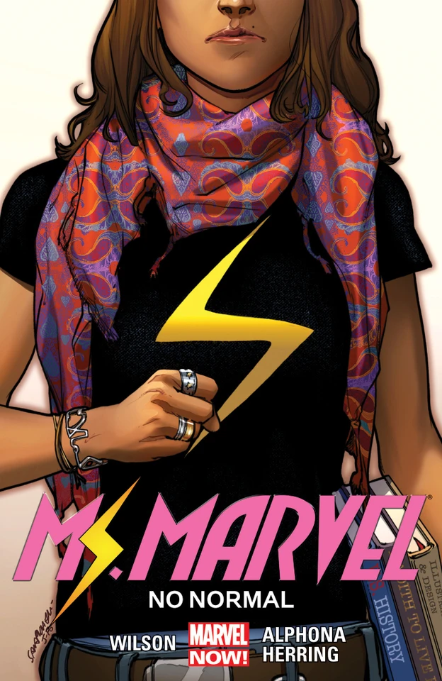Ms. Marvel Vol. 1: No Normal book cover by G. Willow Wilson