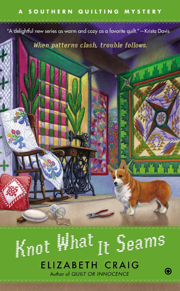 Knot What It Seams: A Southern Quilting Mystery (Southern Quilting Mystery) book cover by Elizabeth Craig