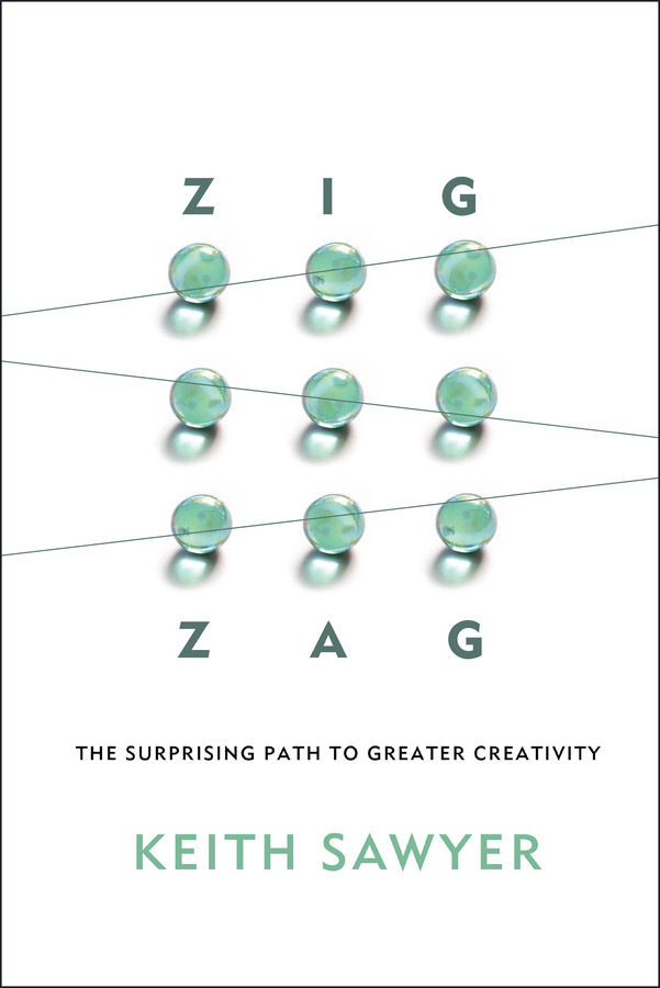 Zig Zag: The Surprising Path to Greater Creativity book cover by Keith Sawyer