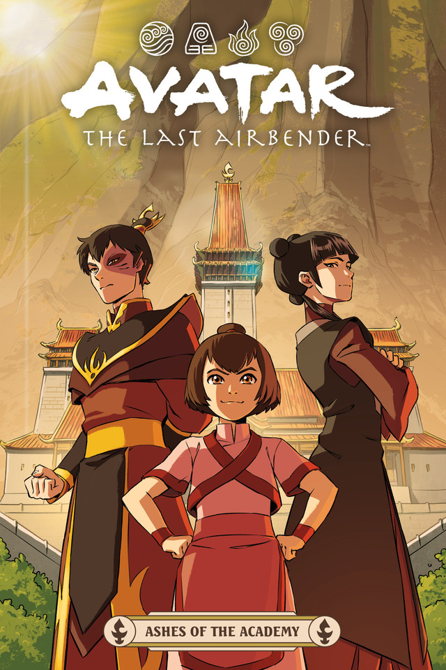 Avatar: The Last Airbender--Ashes of the Academy (Avatar: The Last Airbender) book cover by Faith Erin Hicks, Michael Dante DiMartino, Bryan Konietzko