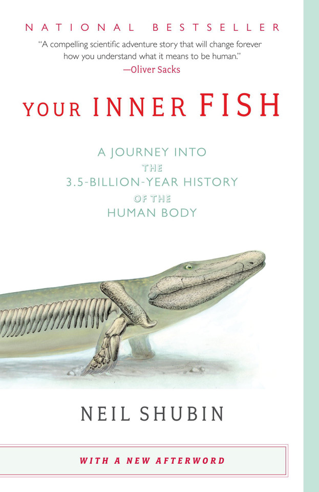 Your Inner Fish: A Journey into the 3.5-Billion-Year History of the Human Body book cover by Neil Shubin