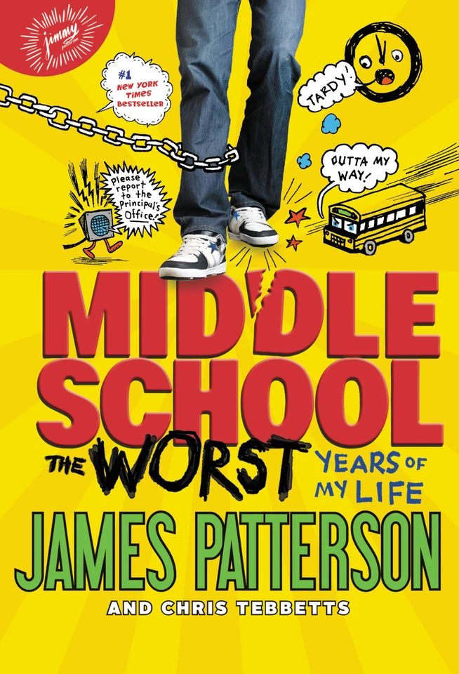 Middle School, The Worst Years of My Life (Middle School #1) book cover by Chris Tebbetts, James Patterson