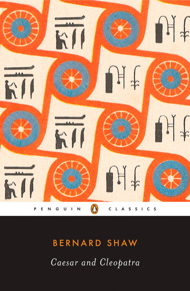 Caesar and Cleopatra book cover by George Bernard Shaw