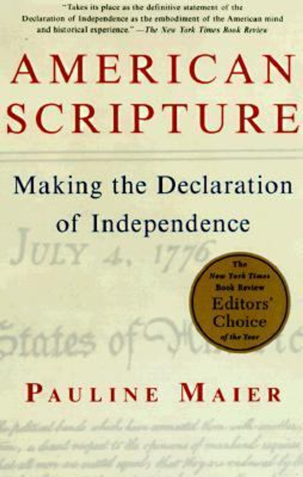 American Scripture: Making the Declaration of Independence Cover American Scripture: Making the Declaration of Independence Cover