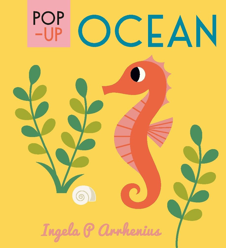Pop-up Ocean book cover by Ingela P Arrhenius