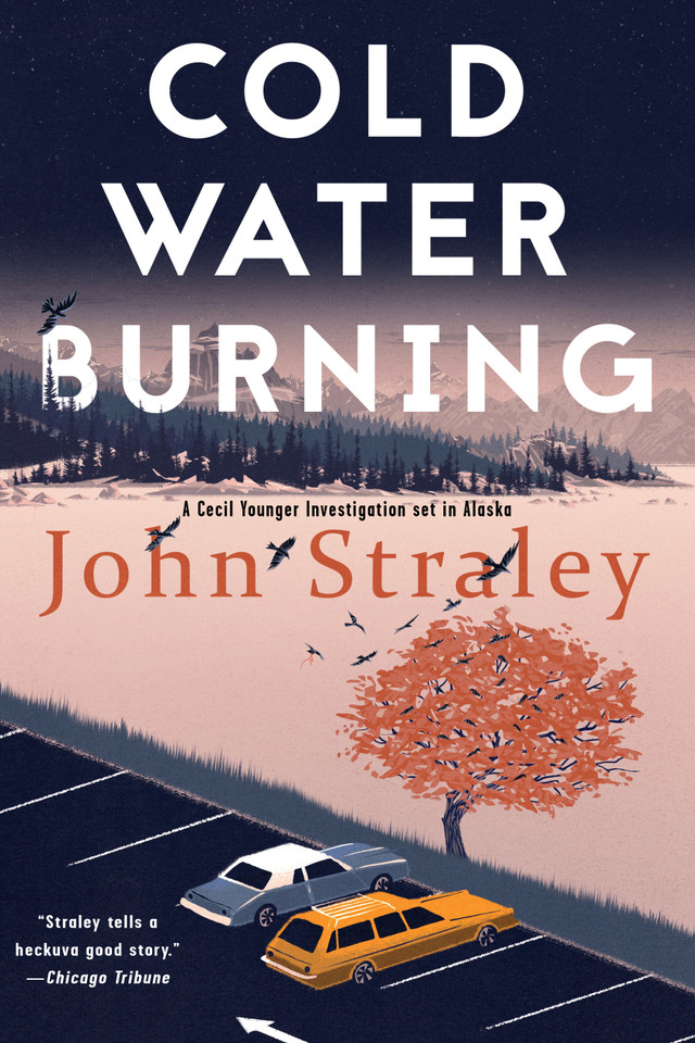 Cold Water Burning (A Cecil Younger Investigation) book cover by John Straley