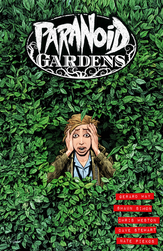 Paranoid Gardens (Paranoid Gardens) book cover by Gerard Way, Shaun Simon