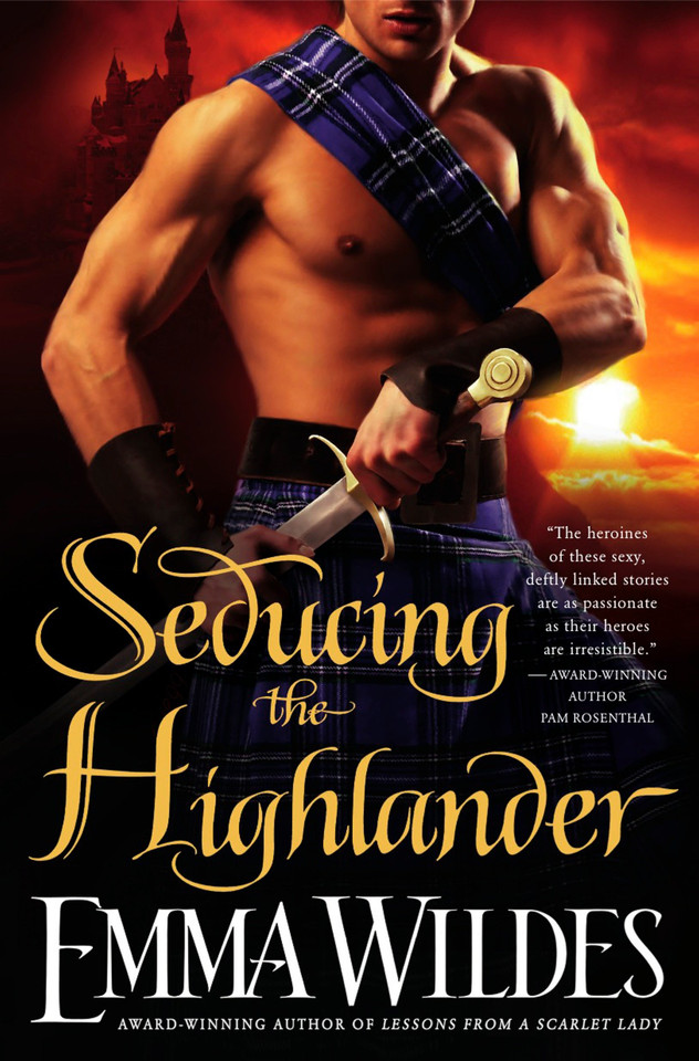 Seducing the Highlander book cover by Emma Wildes