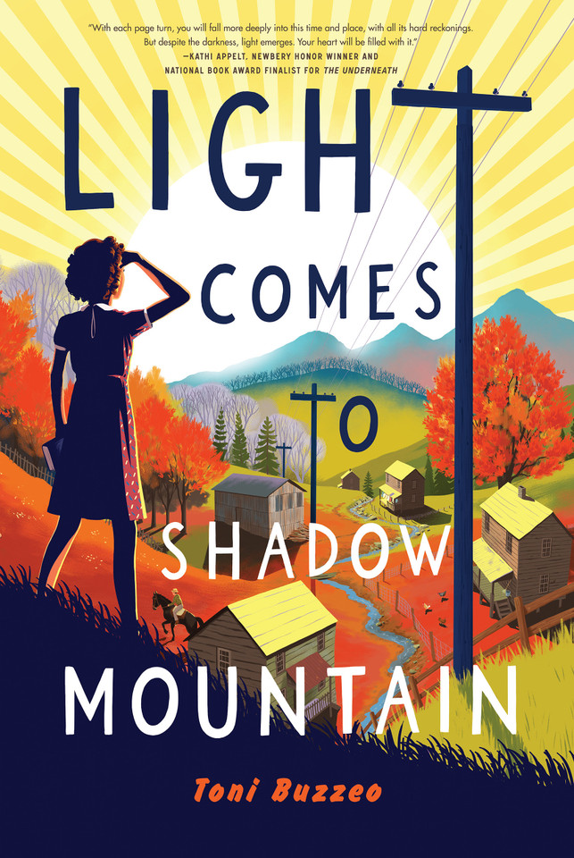 Light Comes to Shadow Mountain book cover by Toni Buzzeo