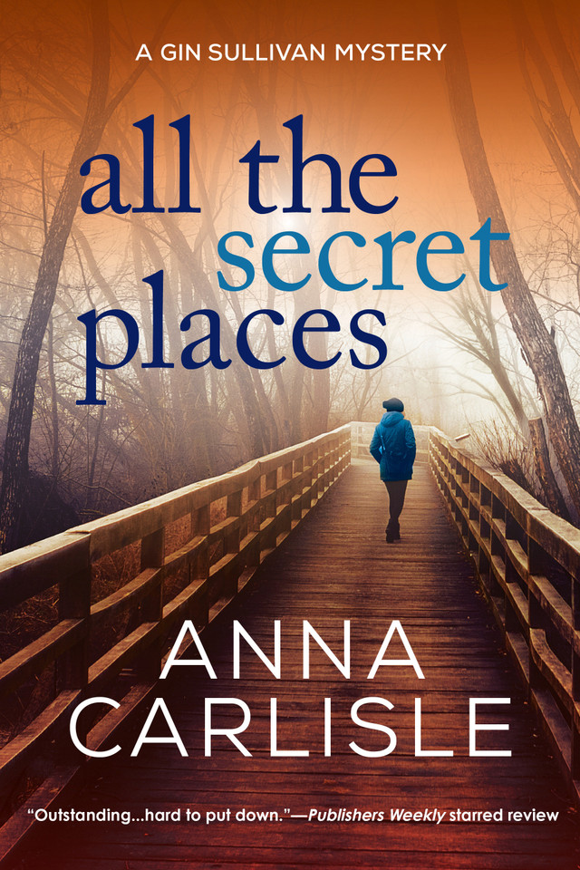 All the Secret Places: A Gin Sullivan Mystery (A Gin Sullivan Mystery) book cover by Anna Carlisle