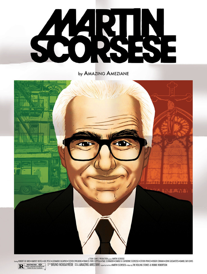 Martin Scorsese book cover by Amazing Ameziane