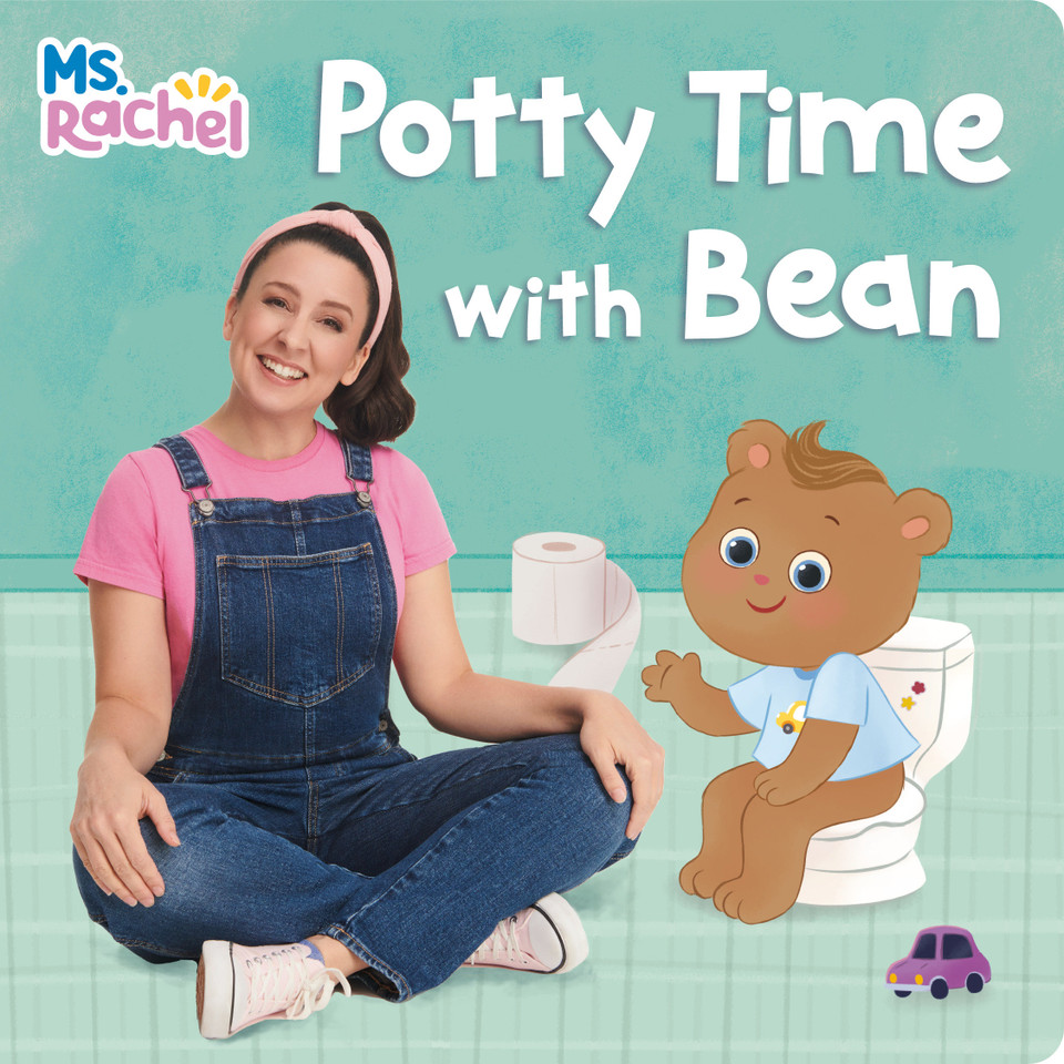 Potty Time with Bean (Ms. Rachel) (Books by Ms. Rachel) book cover by Ms. Rachel