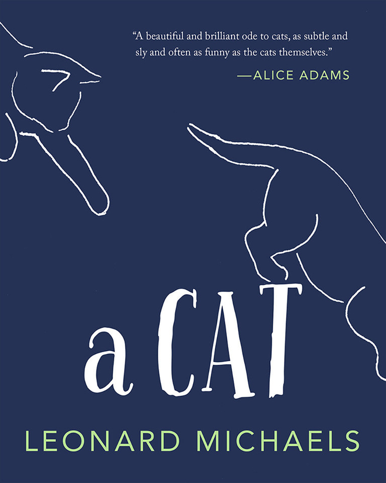 A Cat book cover by Leonard Michaels