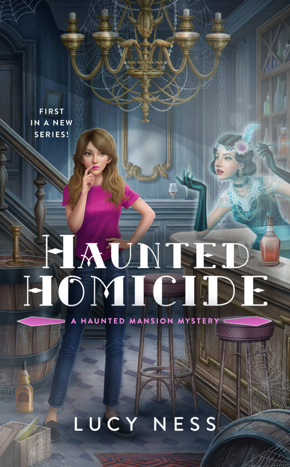 Haunted Homicide (A Haunted Mansion Mystery) book cover by Lucy Ness