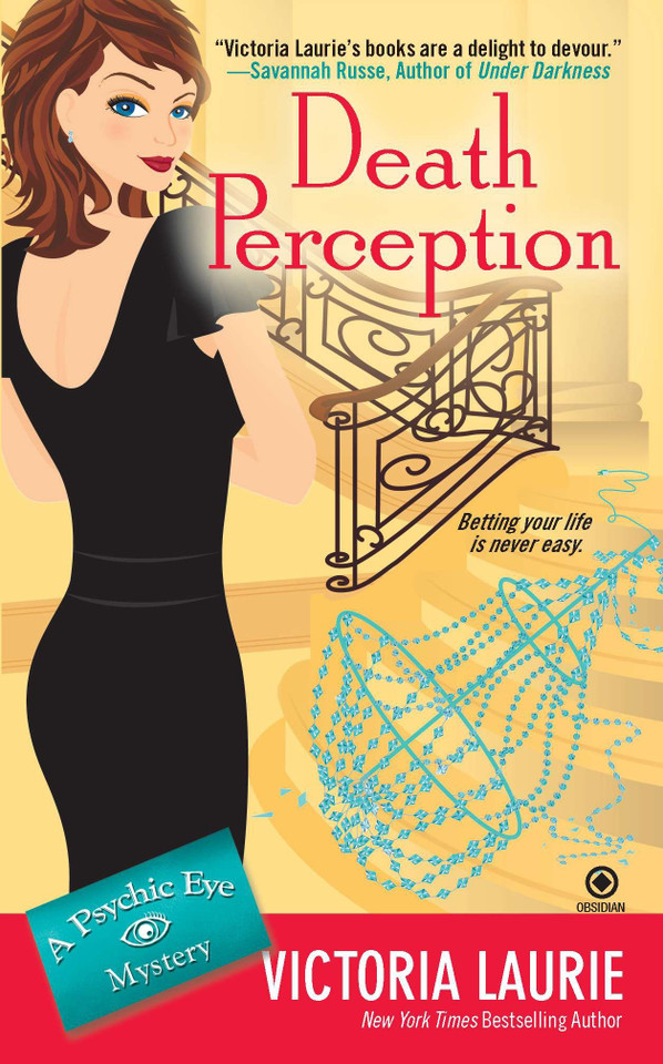 Death Perception: A Psychic Eye Mystery (Psychic Eye Mystery) book cover by Victoria Laurie