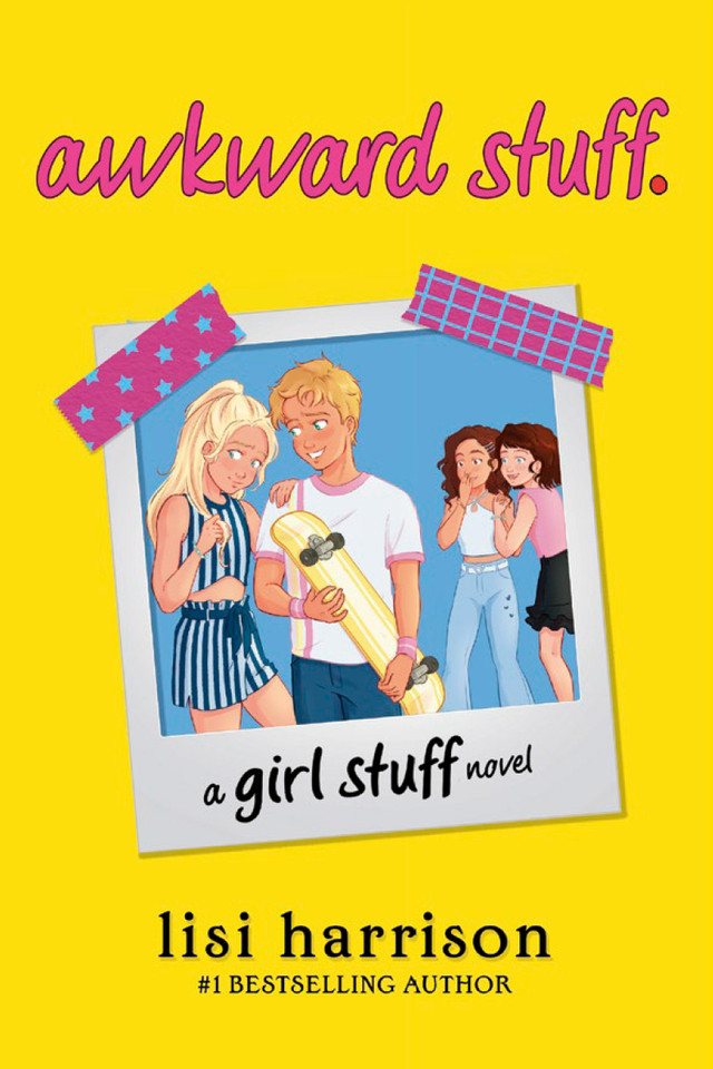 awkward stuff. (girl stuff) book cover by Lisi Harrison