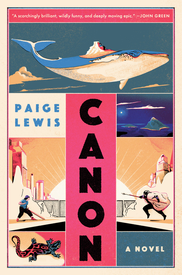 Canon: A Novel book cover by Paige Lewis