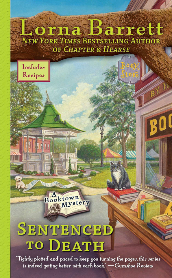 Sentenced to Death (A Booktown Mystery) book cover by Lorna Barrett
