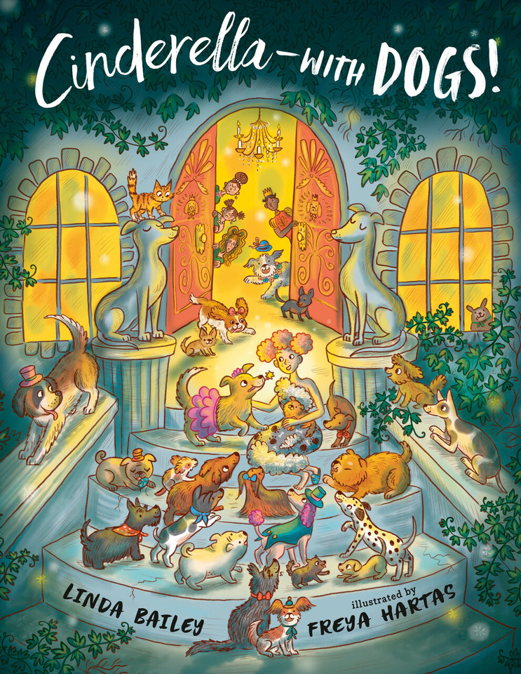 Cinderella--with Dogs! book cover by Linda Bailey