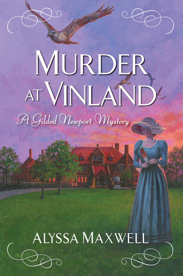 Murder at Vinland (A Gilded Newport Mystery) book cover by Alyssa Maxwell