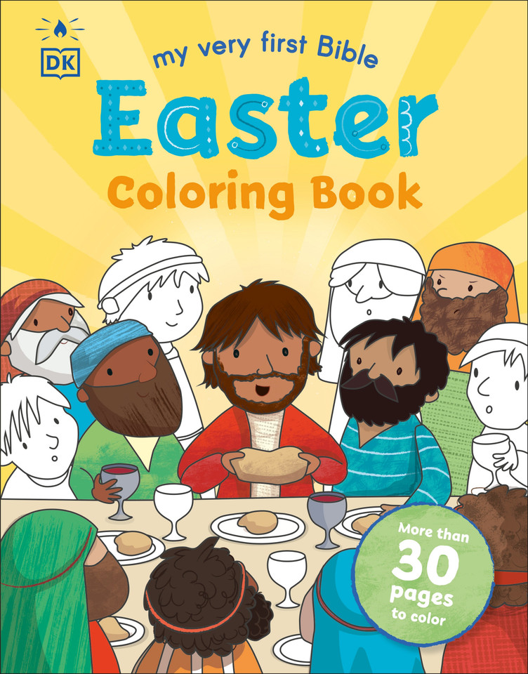 My Very First Bible Easter Coloring Book: More Than 30 Pages to Color (First Bible Stories) book cover by DK