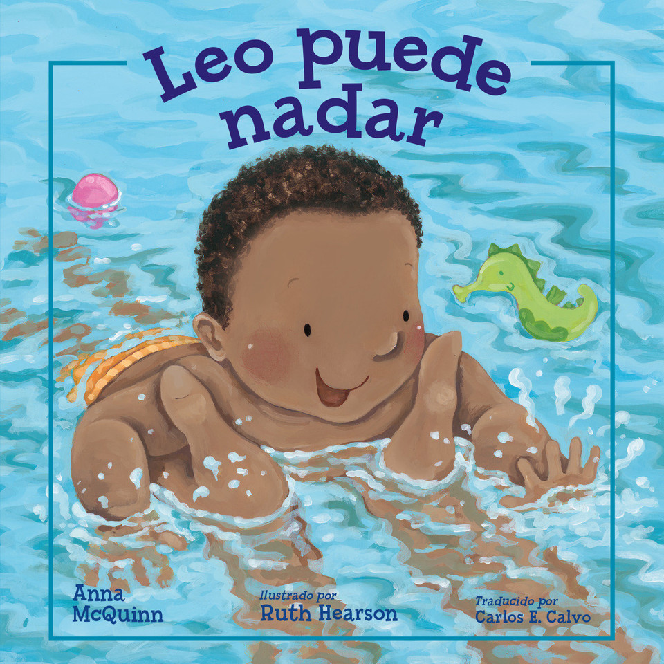Leo puede nadar book cover by Anna McQuinn