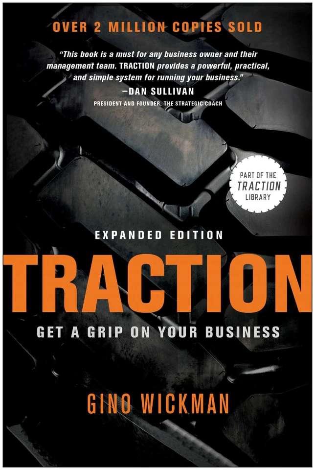 Traction: Get a Grip on Your Business book cover by Gino Wickman