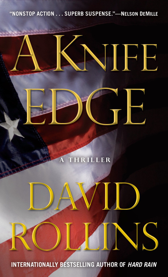 A Knife Edge: A Thriller (Vin Cooper) book cover by David Rollins