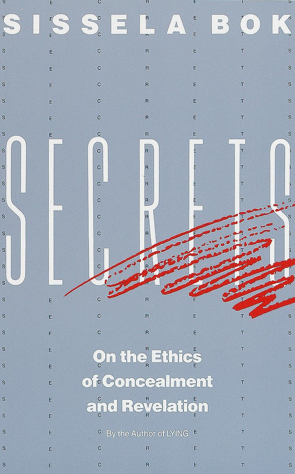 Secrets: On the Ethics of Concealment and Revelation book cover by Sissela Bok