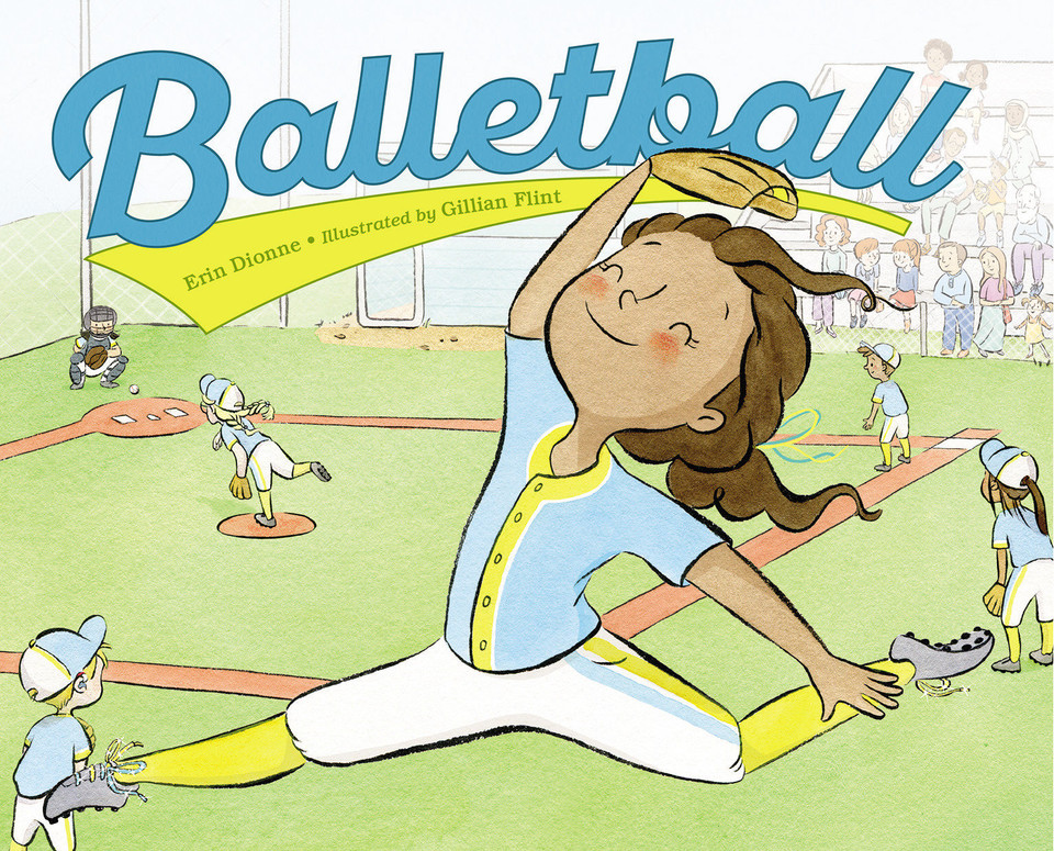 Balletball book cover by Erin Dionne