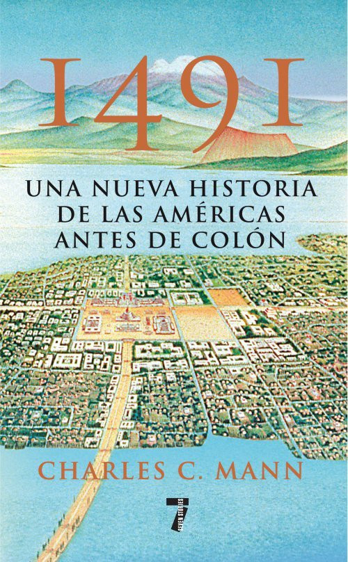 1491: Una nueva historia de la Americas antes de Colon book cover by Charles C. Mann